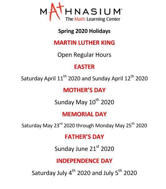 CyFair Mathnasium Schedule Mathnasium